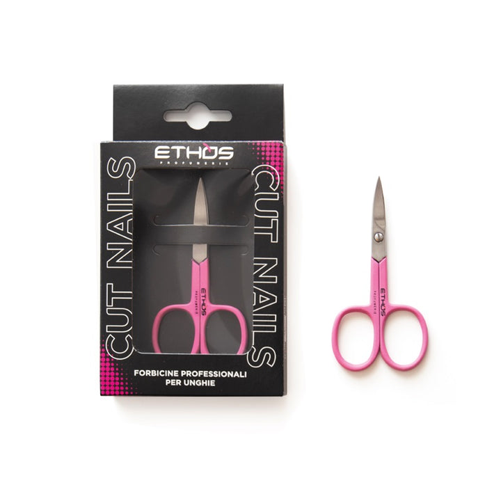 Cut Nails - Pink Professional Nail Scissors