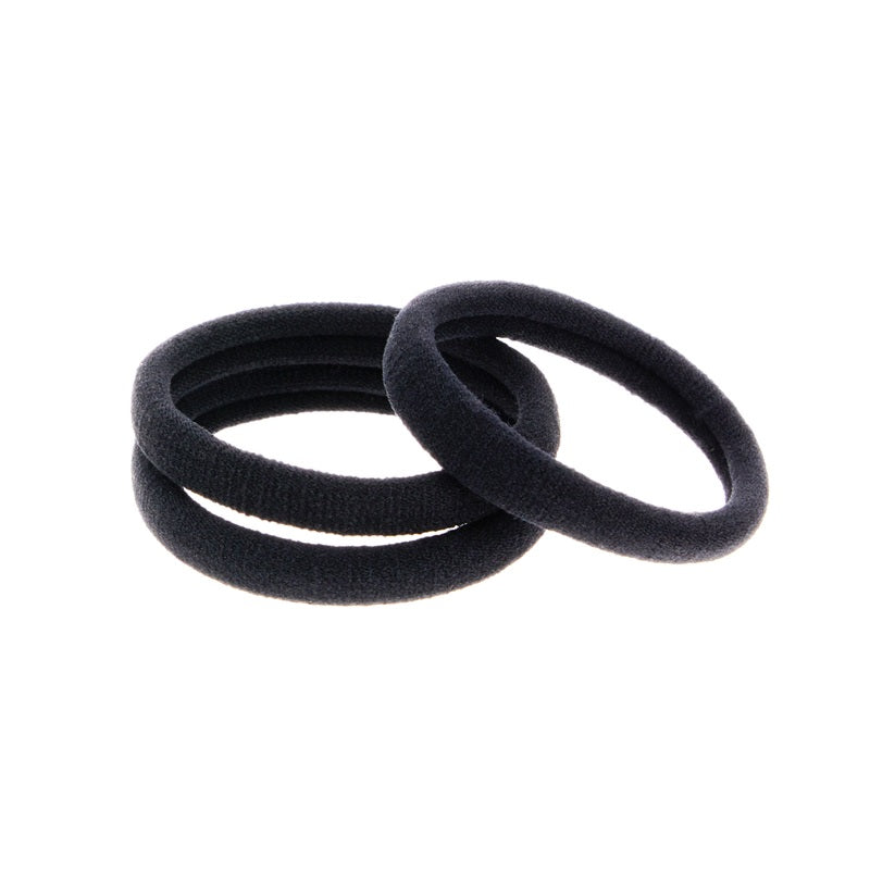 Flexy Set 3 Elastici Neri per Capelli