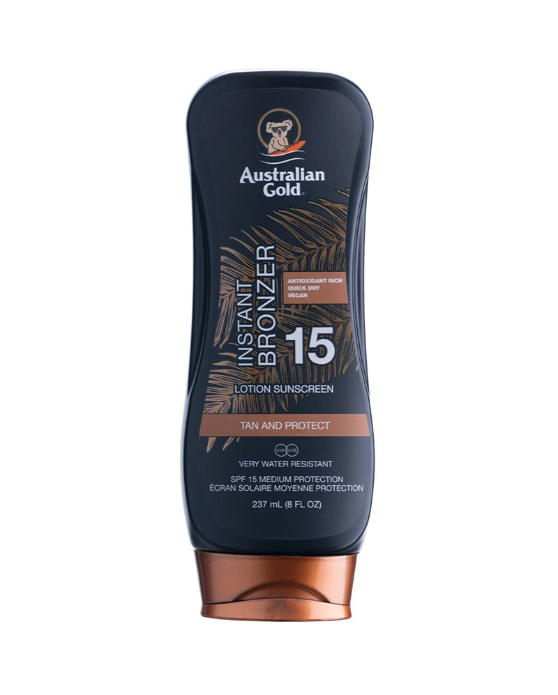 Lozione con Effetto Bronze SPF 15