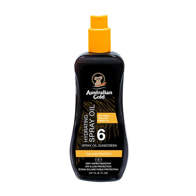 Spray Oil Sunscreen SPF 6 con Olio di Carota