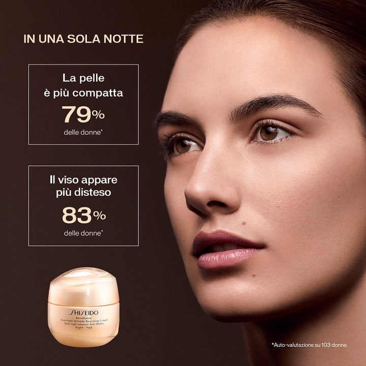 Shiseido Benefiance crema viso antirughe notte