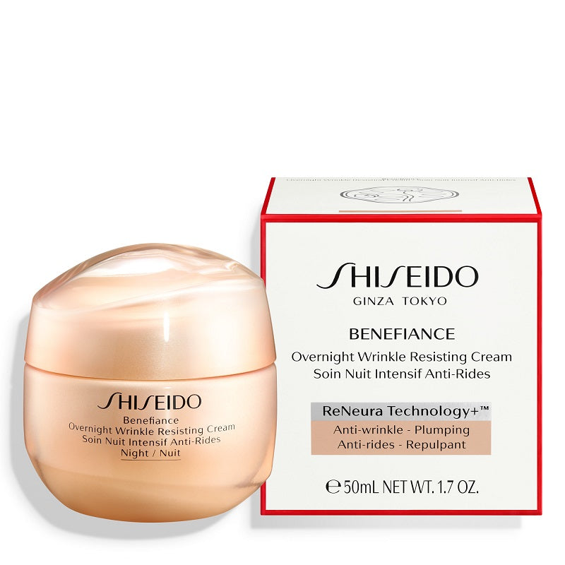 Shiseido Benefiance crema viso antirughe notte