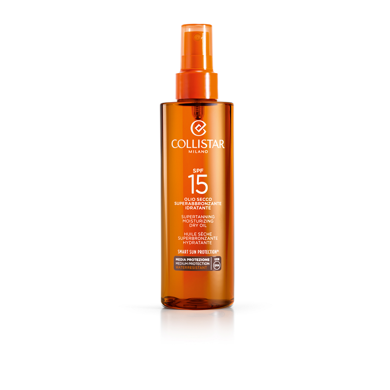 Olio Secco Super-Abbronzante Idratante SPF 15 - Profumeria Lauda