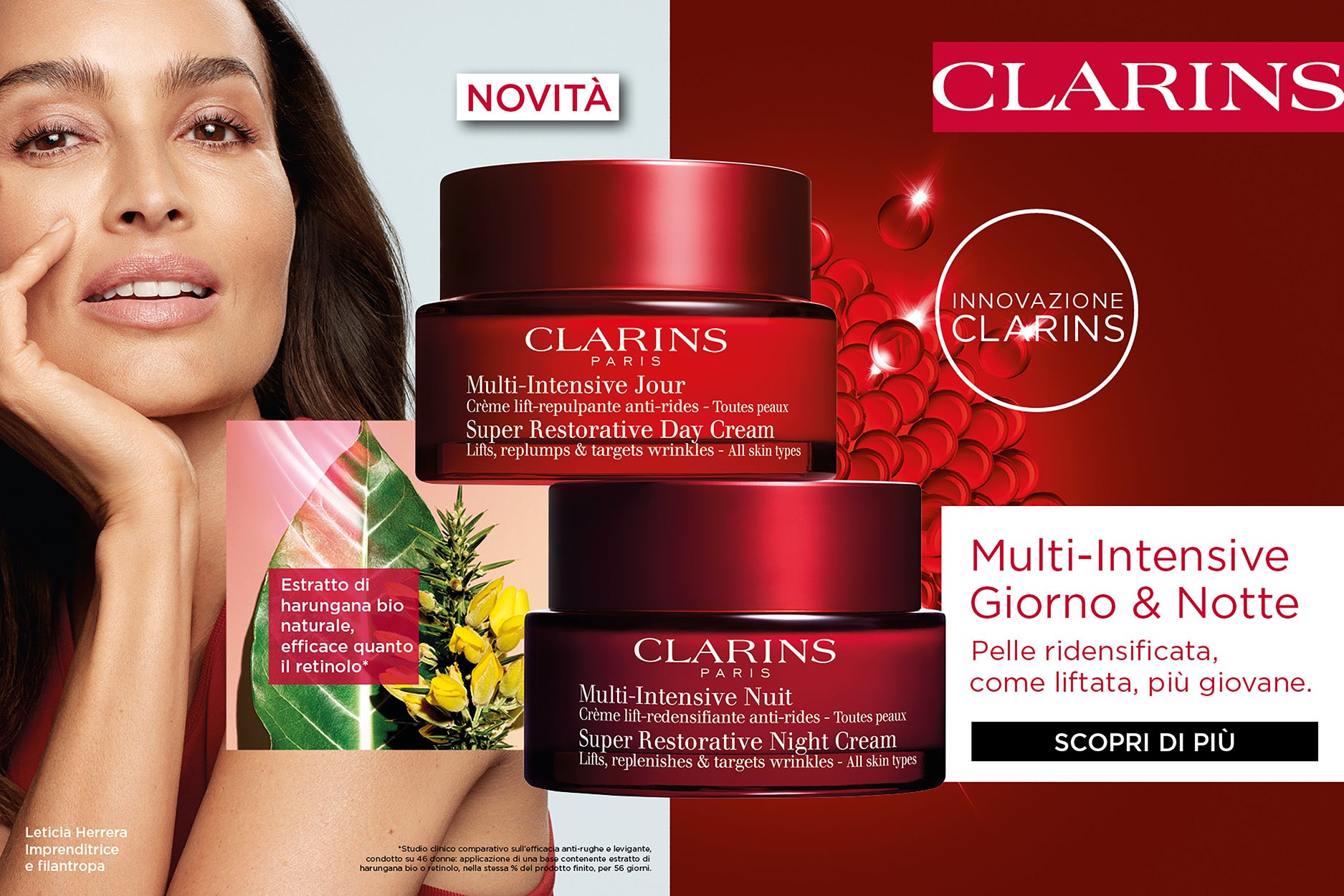 Nuova Multi-Intensive Clarins: il Duo Anti-età che risponde alle esigenze specifiche di giorno e notte