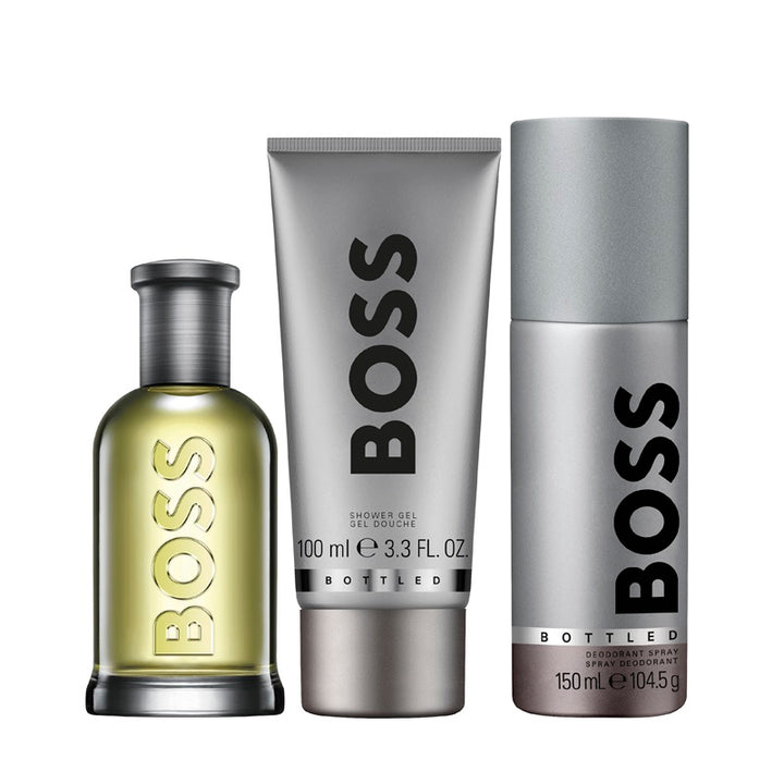 BOSS Bottled Eau de Toilette - Cofanetto Regalo Natalizio solo prodotti