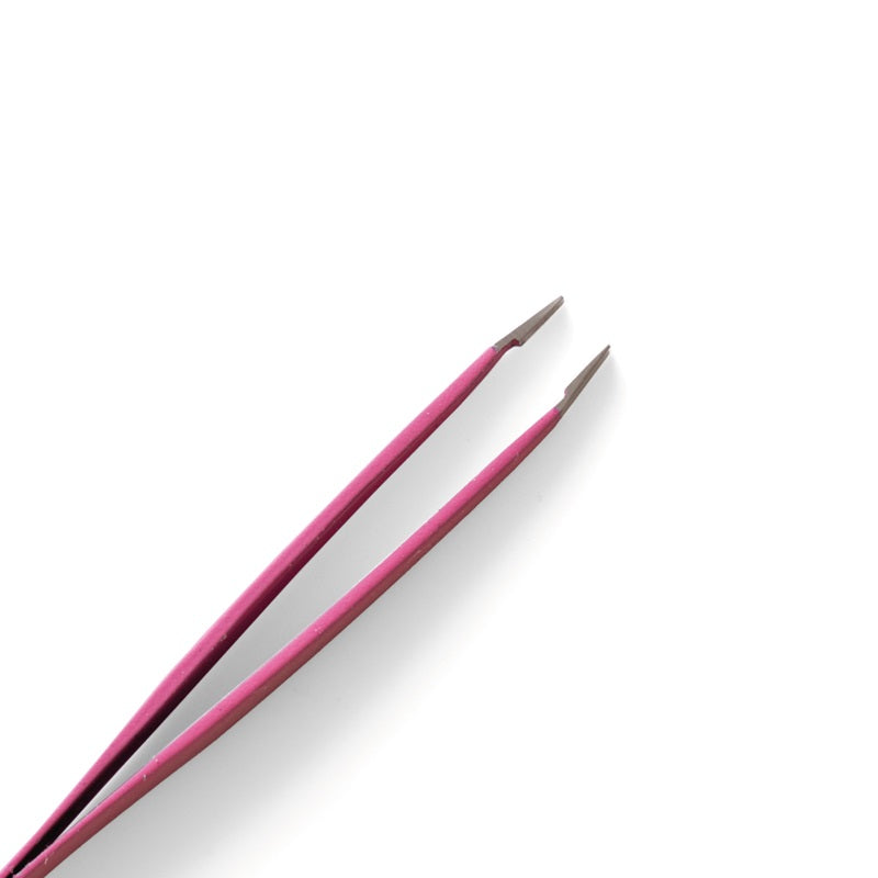 Tweezers - Pinzetta Pink Professionale Punta Retta