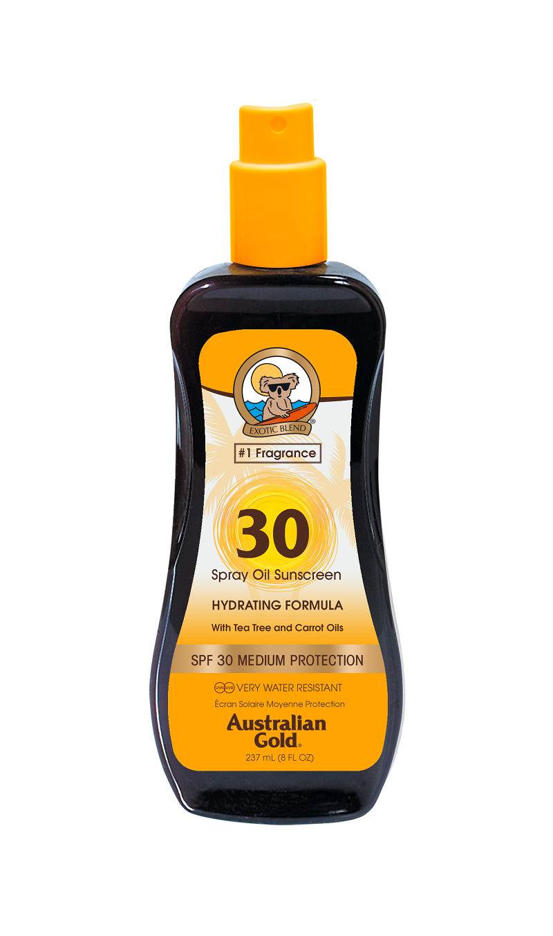 Spray Oil Sunscreen SPF 30 con Olio di Carota